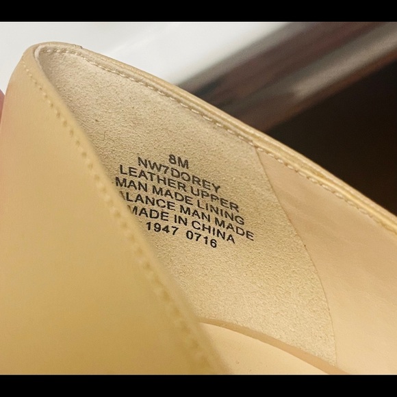 Brand New Nine West Tan Peep Toe Tan Heels! - Picture 5 of 5